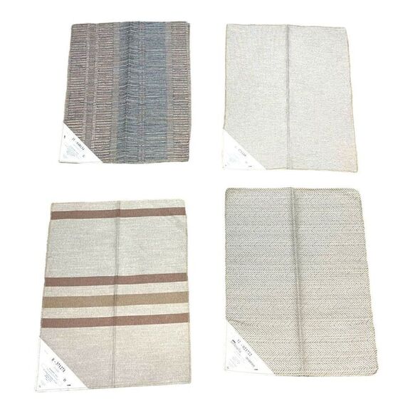 High Quality Fabric Craft Lot Linen Samples Woven Thick High Quality Taupe Beige - Picture 1 of 16